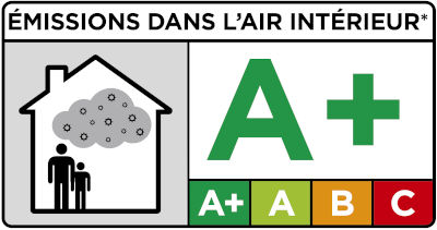 Logo à faible émission de COV