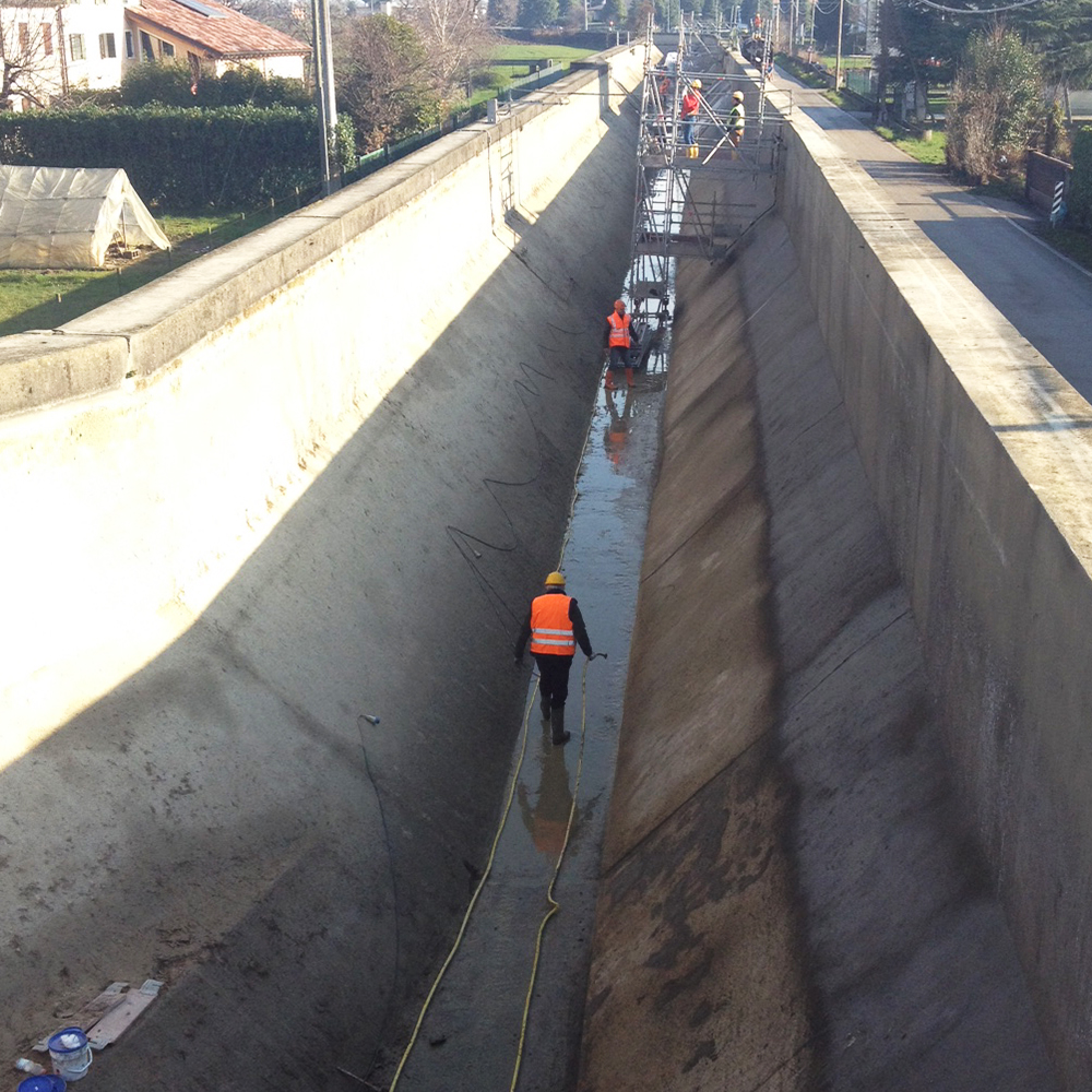 Ecobeton Vetrofluid pour l’étanchéité du béton