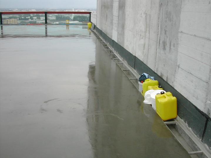 Evercrete Pavishield® applied on a floor of the Net Center in Padova.