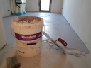 Trowel application of Microbond decorative overlay