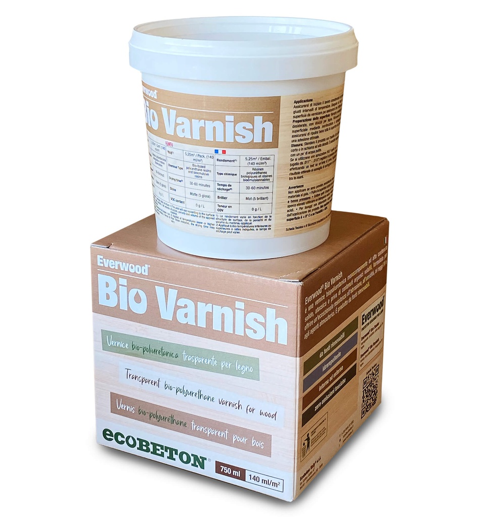 Everwood Bio Varnish transparent bio-polyurethane varnish