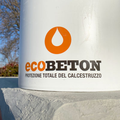 Image of Ecobeton Logo printed in a bucket
