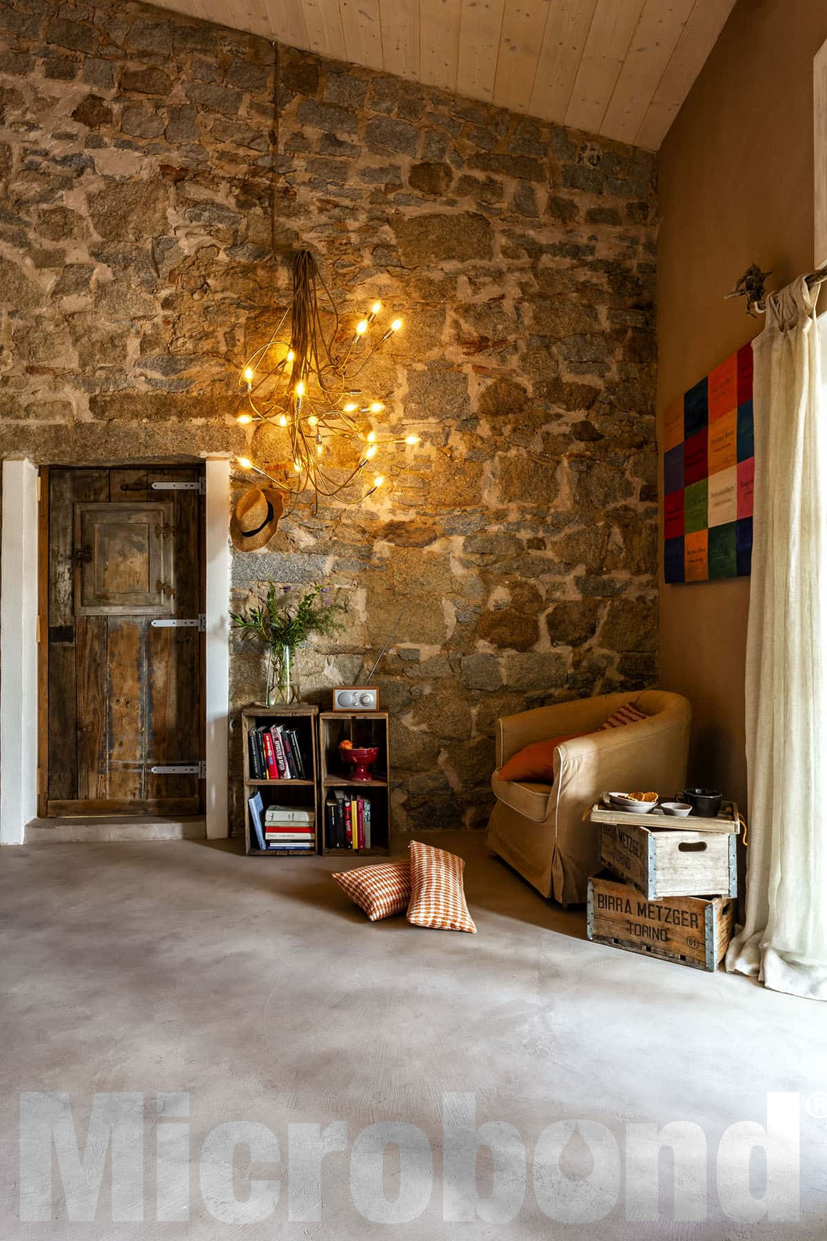 Floor of a villa on the island of Elba